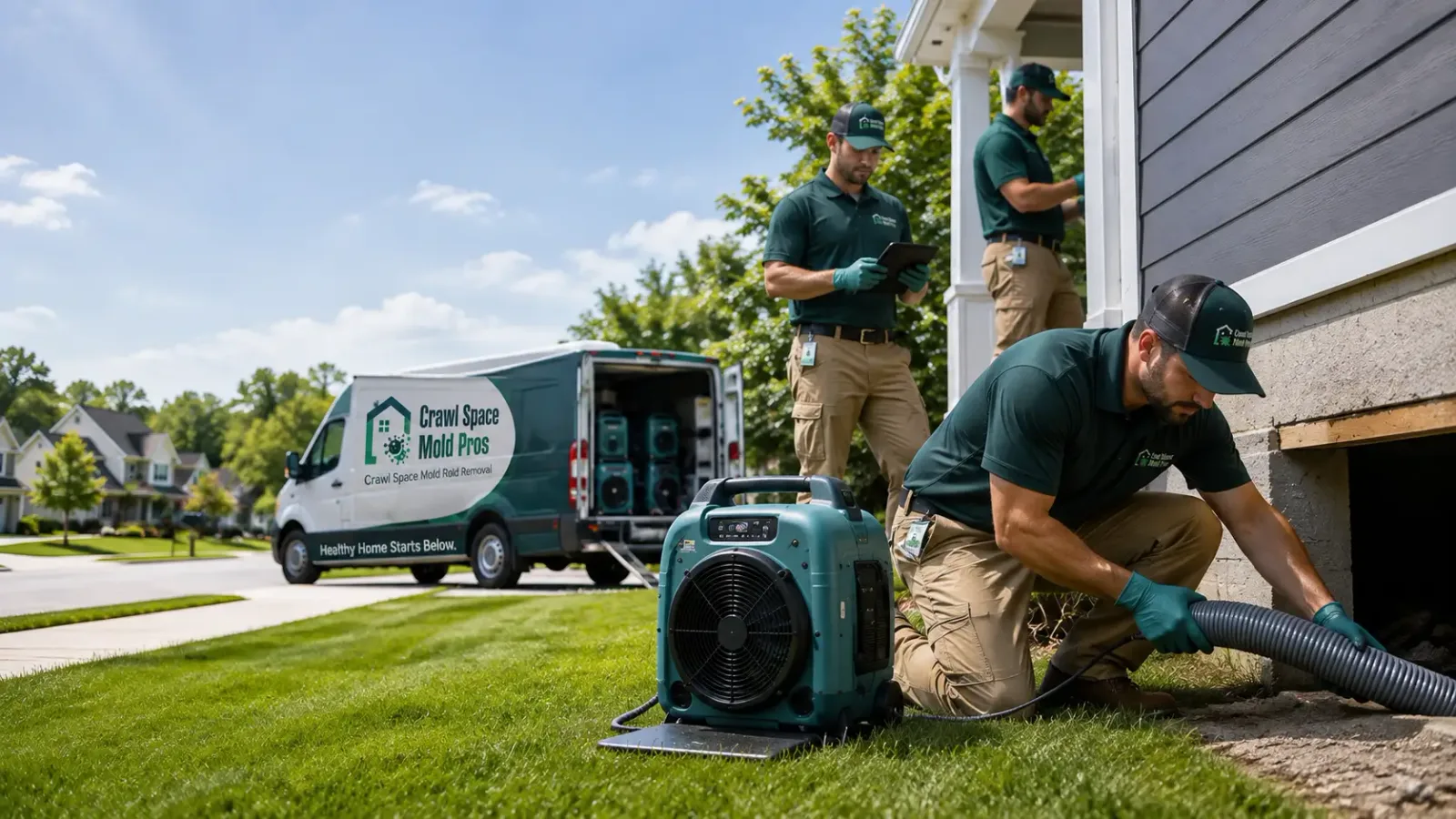 Crawl Space Mold Removal in Murrayville, IL